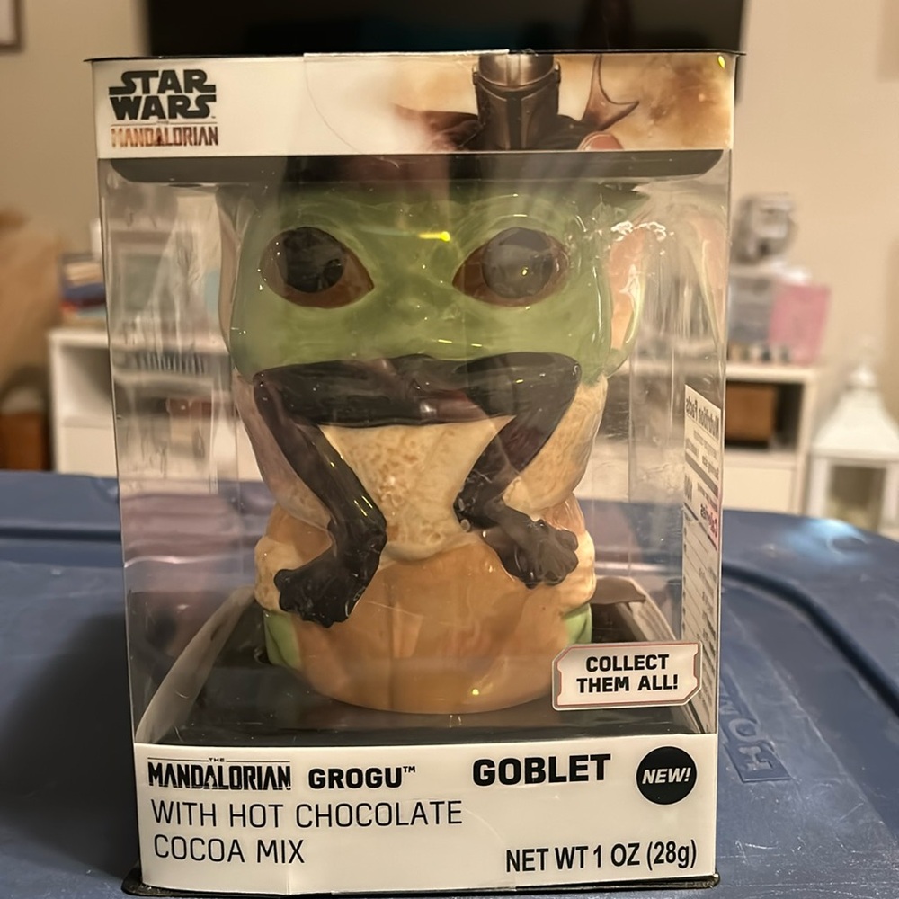 Star WARS grogu GOBLETS. Still in package. Package was just damaged in a move.